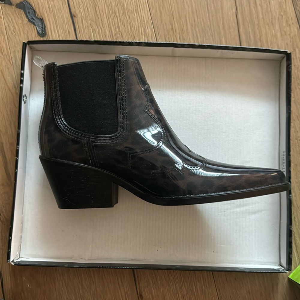 Sam Edelman Winona rain boots, leopard